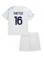Billige Inter Milan Davide Frattesi #16 Bortedraktsett Barn 2025-26 Kortermet (+ Korte bukser)